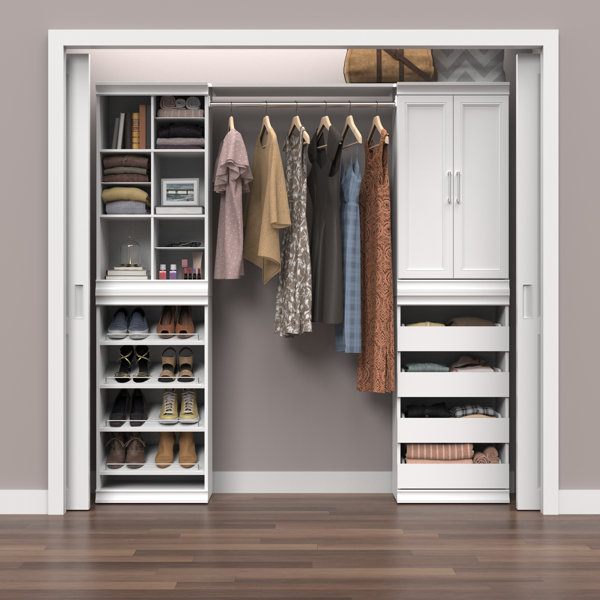 ClosetMaid Modular Storage 21.38" W Shelving Unit with 12 Shelves